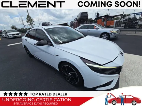 White 2023 Hyundai Elantra N Line for sale in St. Charles, MO