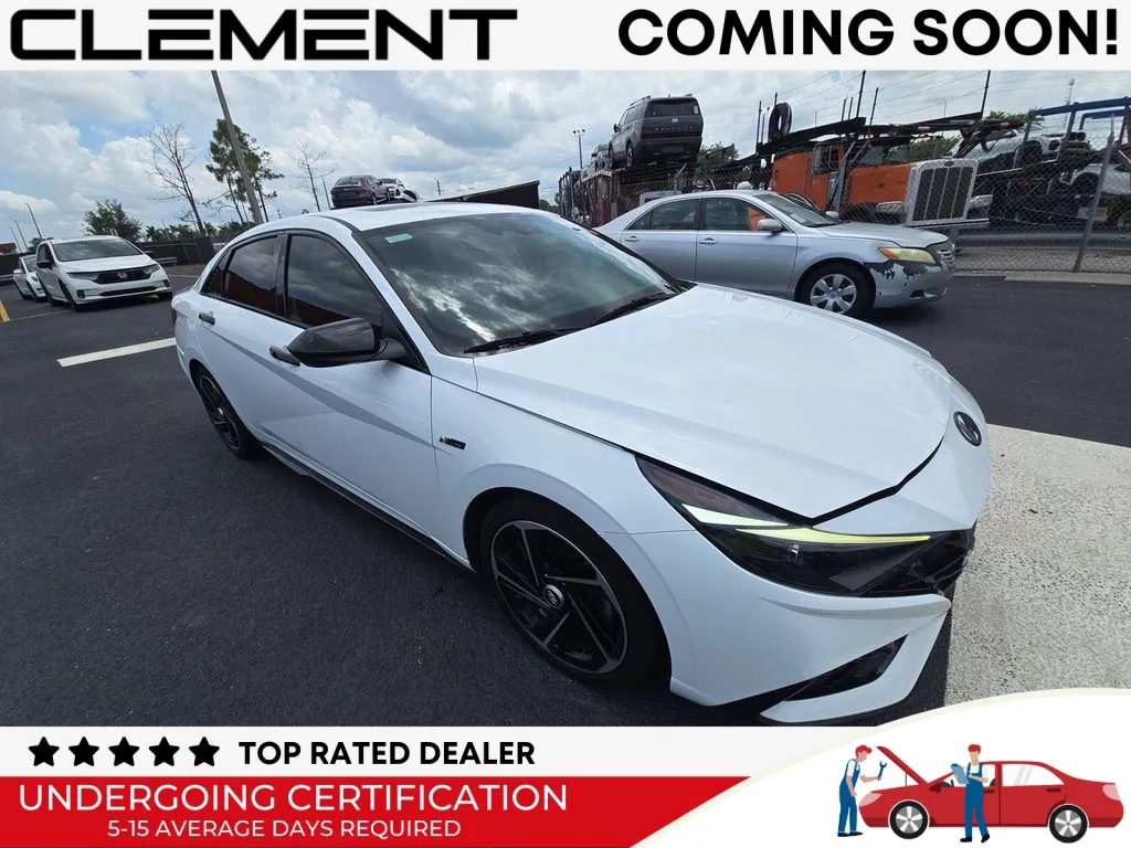 White 2023 Hyundai Elantra N Line for sale in St. Charles, MO