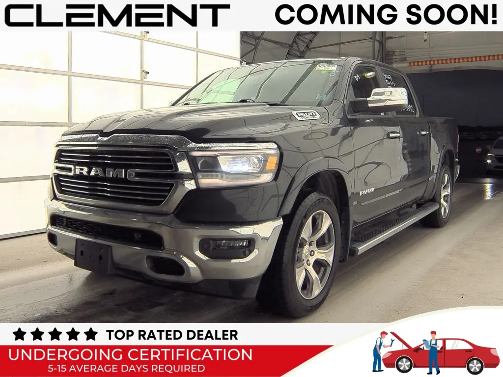 Black 2019 Ram 1500 Laramie for sale in St. Charles, MO