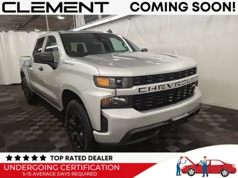 Silver 2021 Chevrolet Silverado 1500 Custom for sale in St. Charles, MO