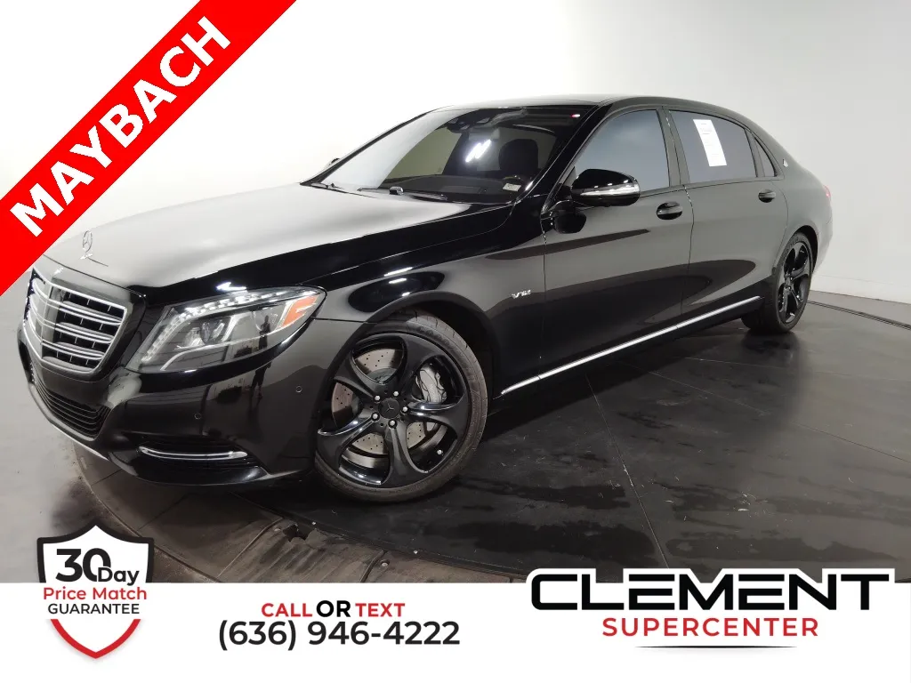 Black 2016 Mercedes-Benz S-Class Maybach S 600 for sale in St. Charles, MO