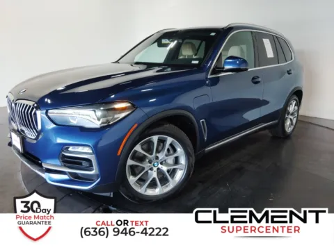 Blue 2021 BMW X5 xDrive45e for sale in St. Charles, MO