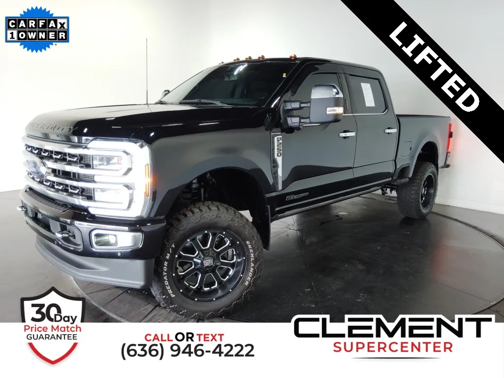 Black 2024 Ford F-250SD Platinum for sale in St. Charles, MO