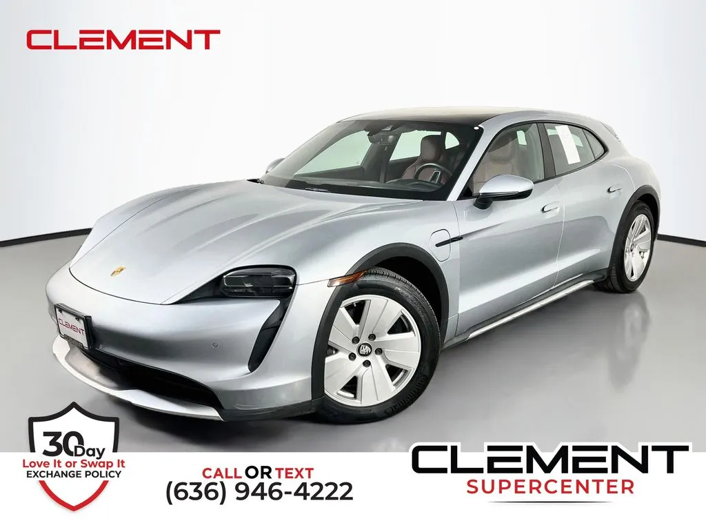 Silver 2022 Porsche Taycan Cross Turismo 4 for sale in St. Charles, MO