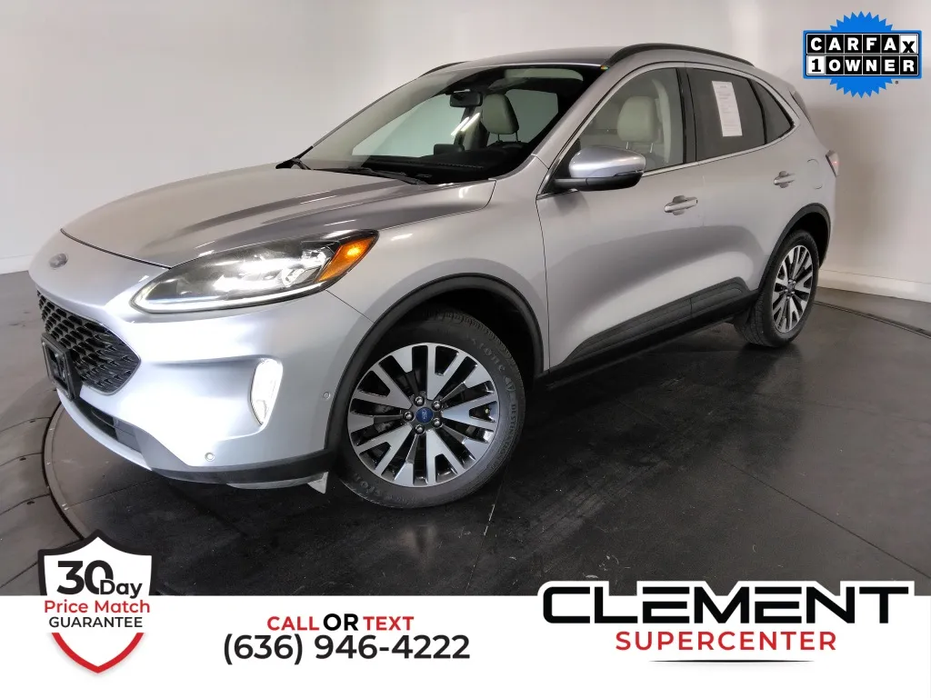 Silver 2020 Ford Escape Titanium for sale in St. Charles, MO