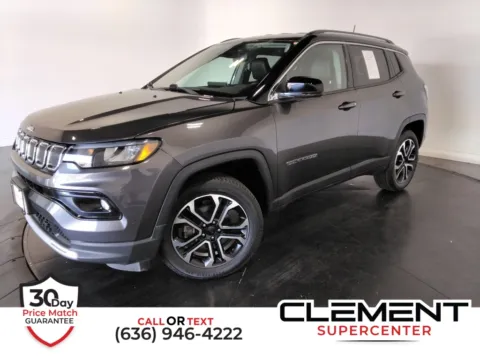 Gray 2022 Jeep Compass Limited for sale in St. Charles, MO