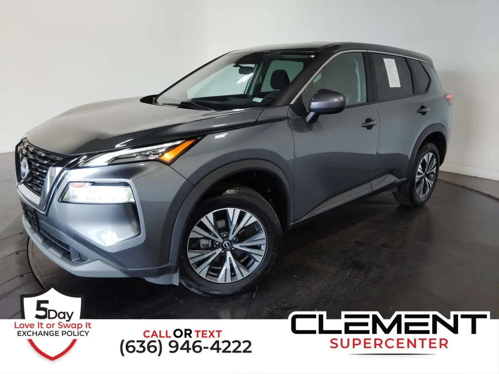 Gray 2023 Nissan Rogue SV for sale in St. Charles, MO