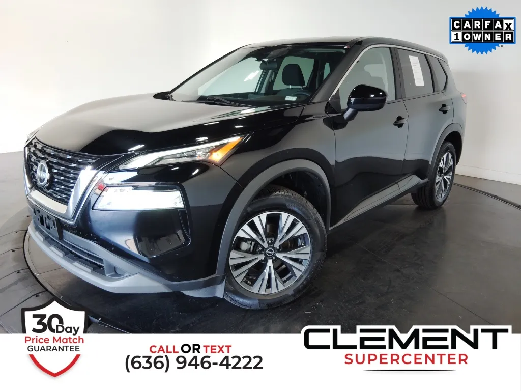 Black 2023 Nissan Rogue SV for sale in St. Charles, MO
