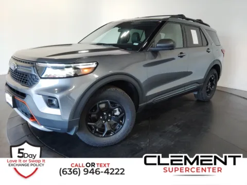 Gray 2022 Ford Explorer Timberline for sale in St. Charles, MO