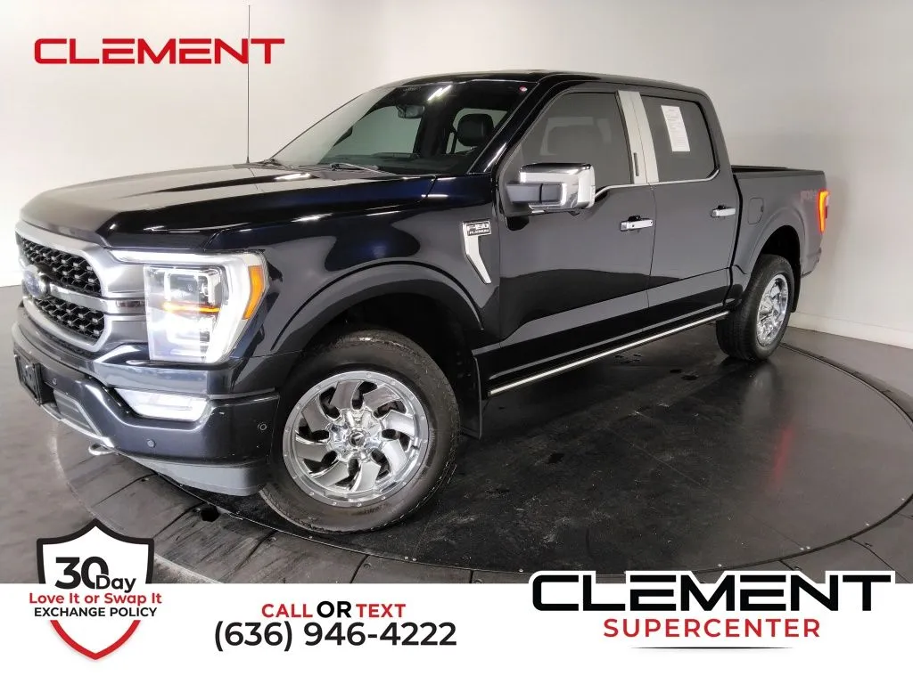 Blue 2021 Ford F-150 Platinum for sale in St. Charles, MO