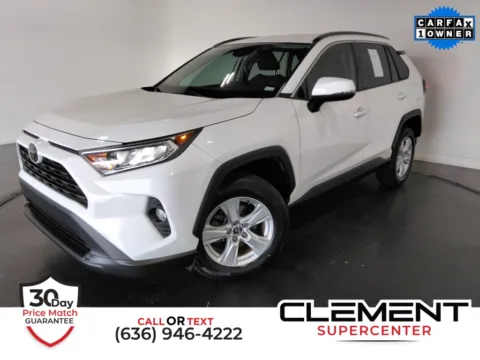 White 2020 Toyota RAV4 XLE for sale in St. Charles, MO