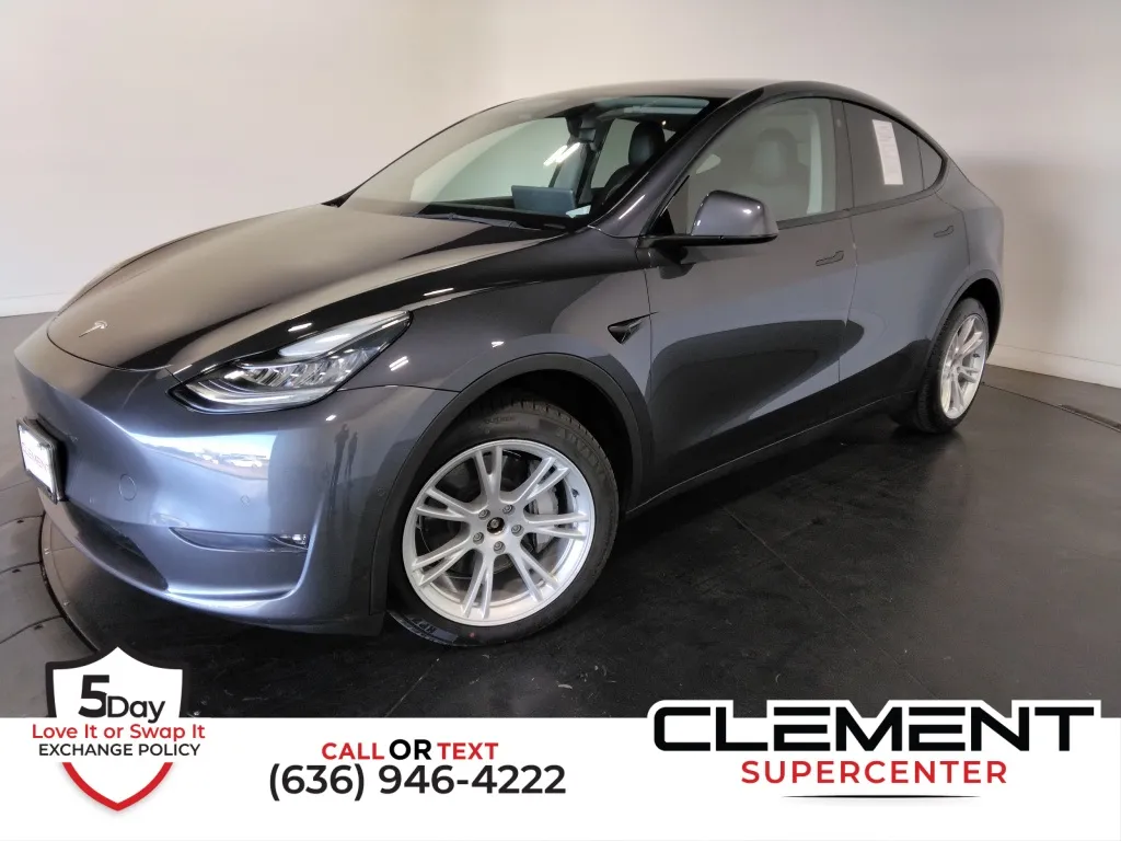 Silver 2021 Tesla Model Y Long Range for sale in St. Charles, MO