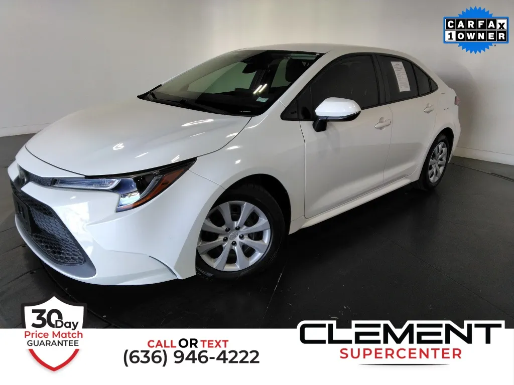 White 2020 Toyota Corolla LE for sale in St. Charles, MO