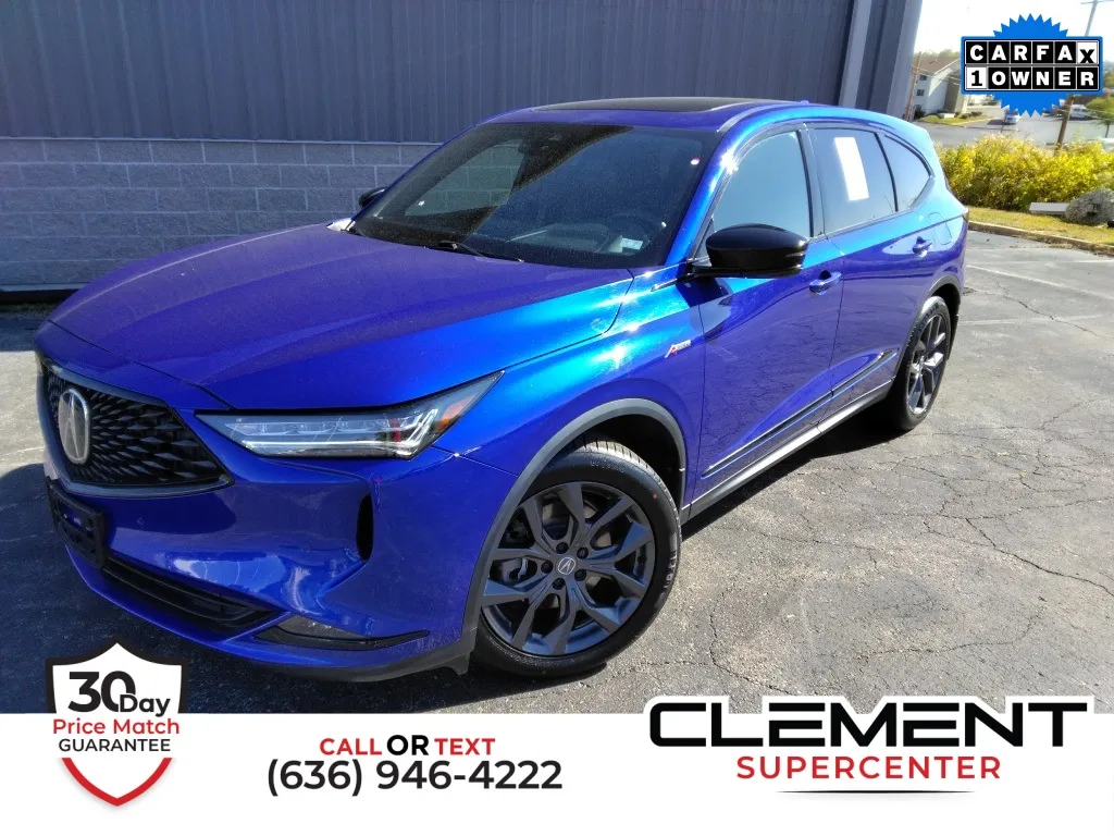 Blue 2022 Acura MDX A-Spec for sale in St. Charles, MO