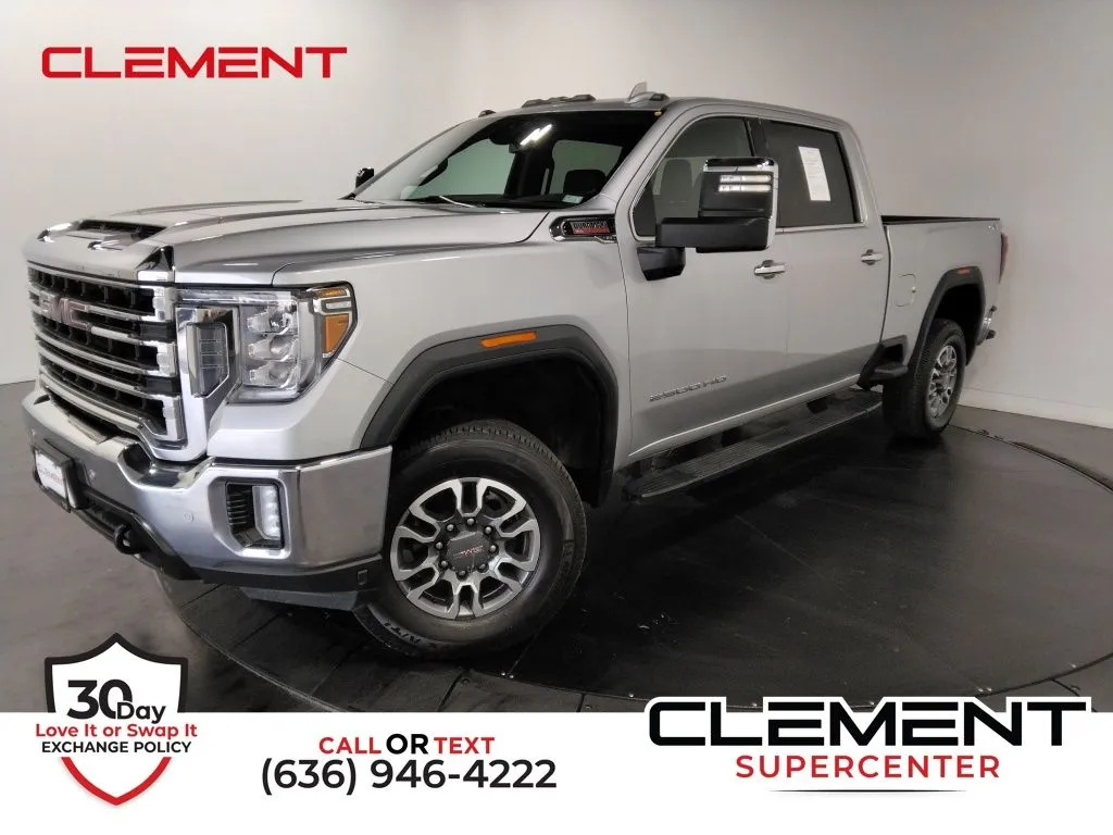 Silver 2022 GMC Sierra 2500HD SLT for sale in St. Charles, MO