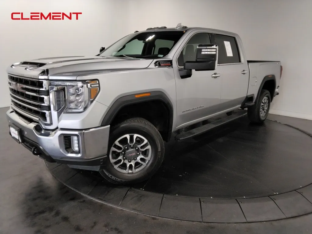 Silver 2022 GMC Sierra 2500HD SLT for sale in St. Charles, MO