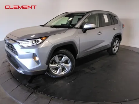 Silver 2019 Toyota RAV4 Hybrid Limited for sale in St. Charles, MO