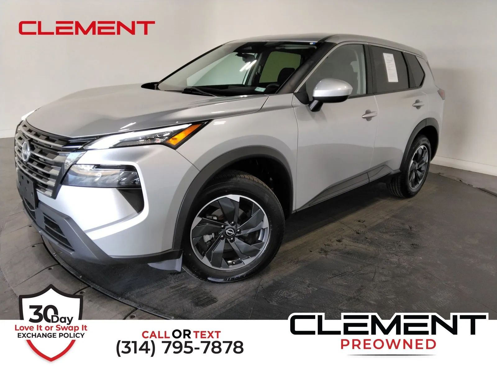 Silver 2024 Nissan Rogue SV for sale in Florissant, MO