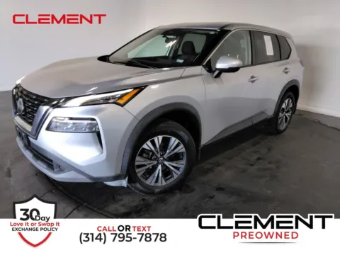 Silver 2021 Nissan Rogue SV for sale in Florissant, MO