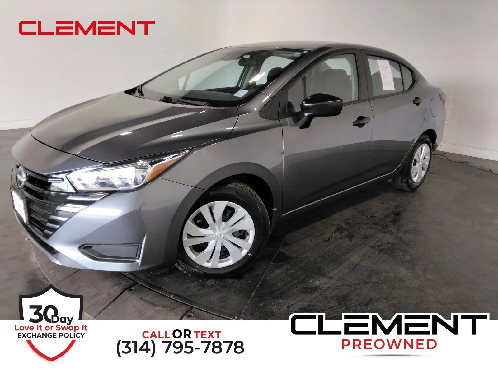 Gray 2024 Nissan Versa 1.6 S for sale in Florissant, MO