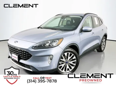 Silver 2022 Ford Escape Hybrid Titanium for sale in Florissant, MO
