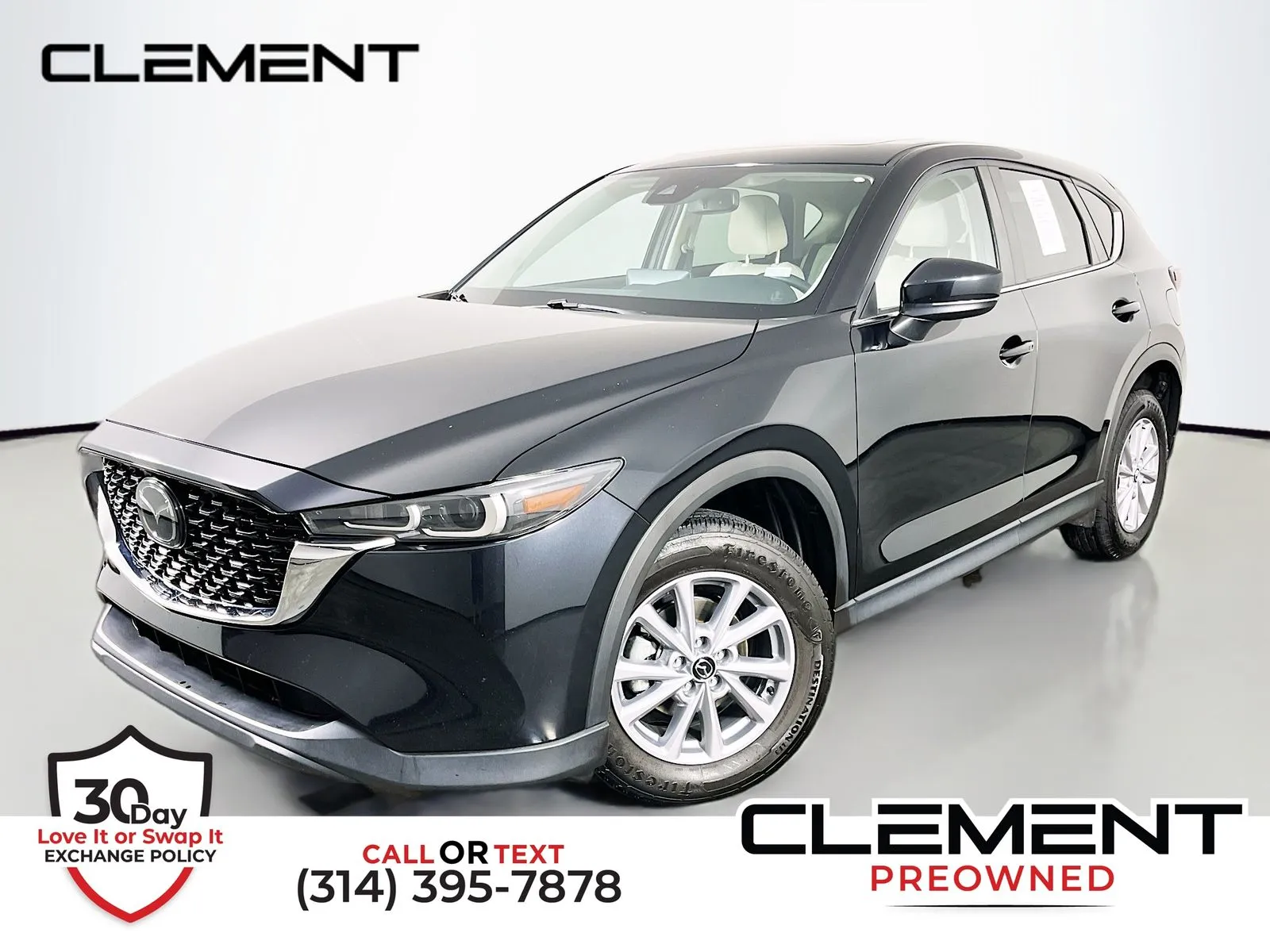 Black 2023 Mazda CX-5 2.5 S Preferred Package for sale in Florissant, MO