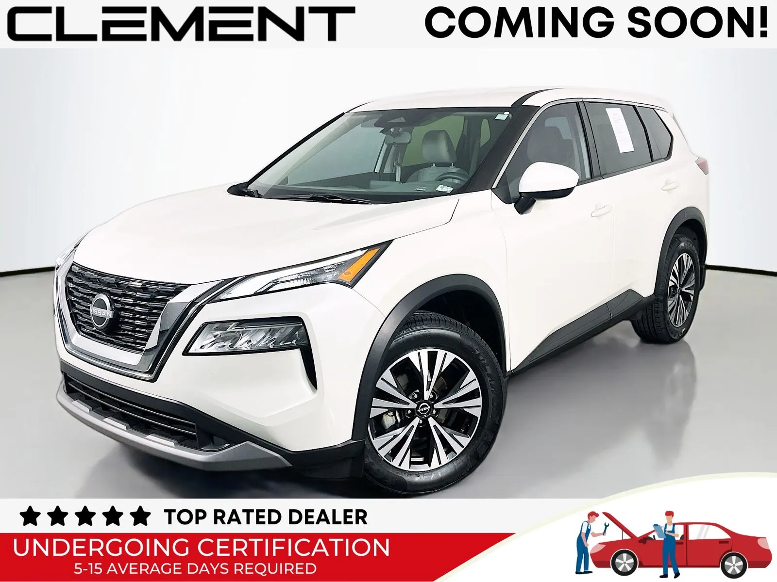 White 2023 Nissan Rogue SV for sale in Florissant, MO