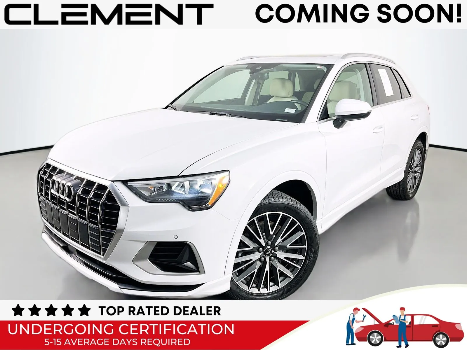 White 2022 Audi Q3 Premium for sale in Florissant, MO