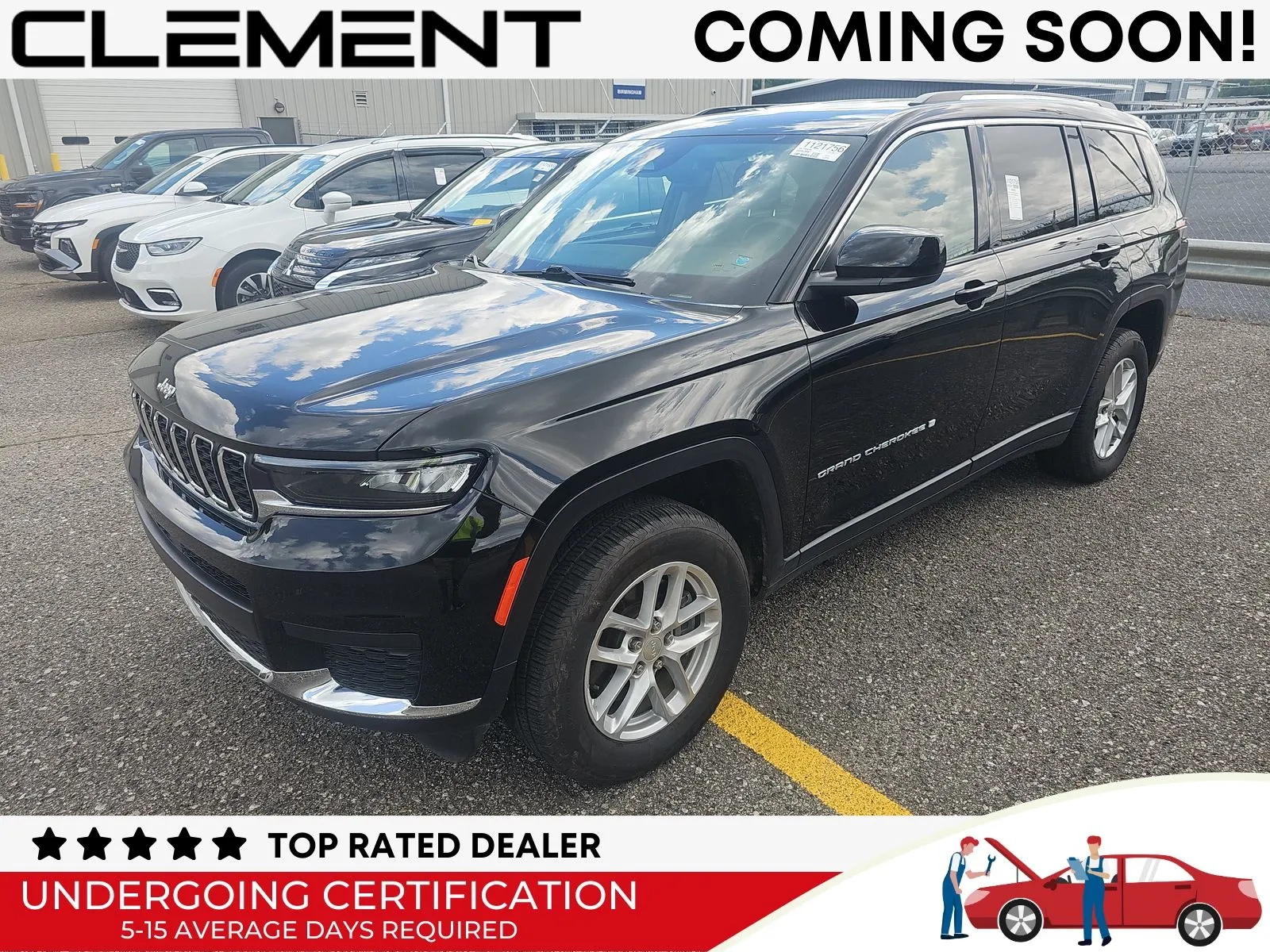Black 2023 Jeep Grand Cherokee L Laredo for sale in Florissant, MO