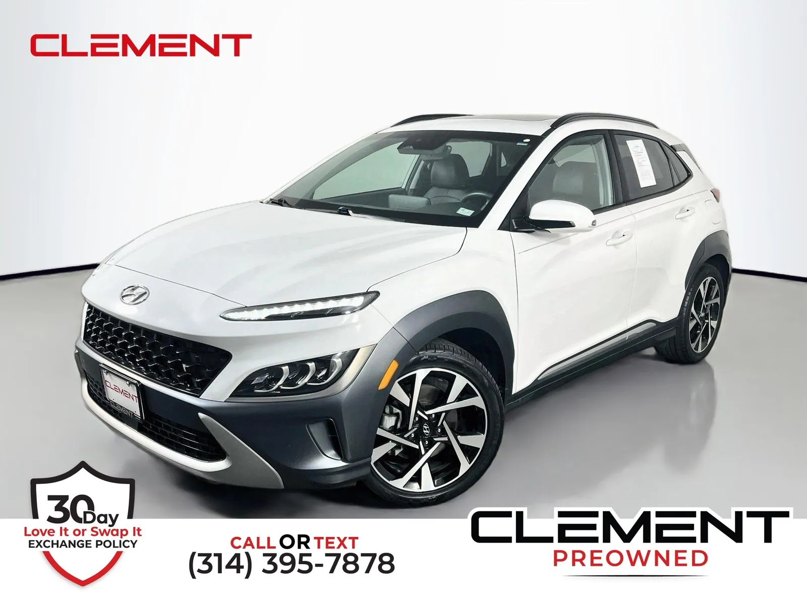 White 2022 Hyundai Kona Limited for sale in Florissant, MO
