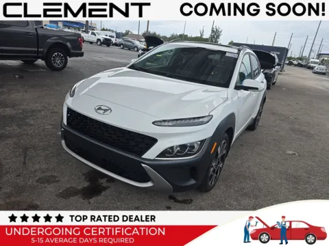 White 2022 Hyundai Kona Limited for sale in Florissant, MO