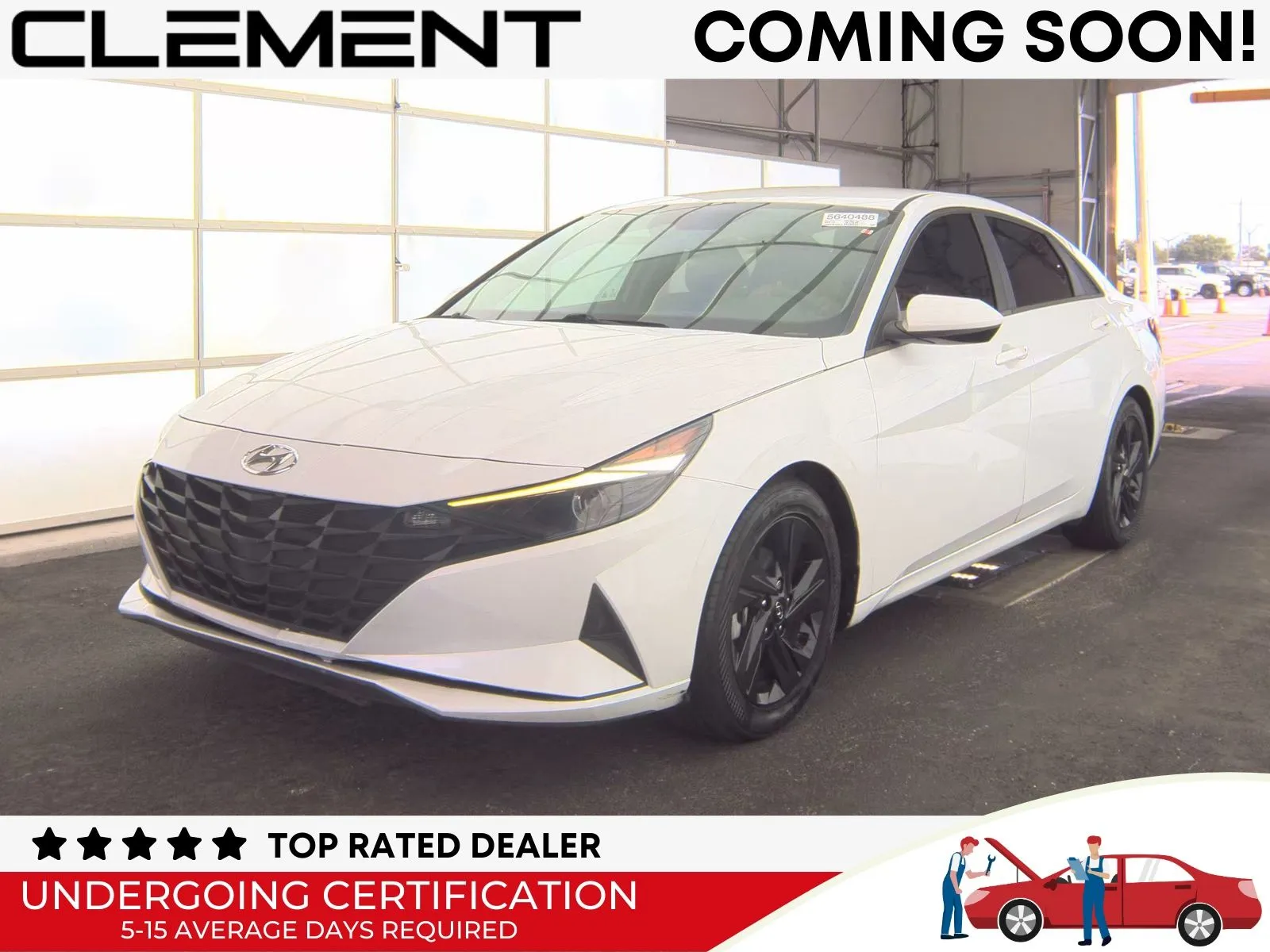 White 2021 Hyundai Elantra SEL for sale in Florissant, MO