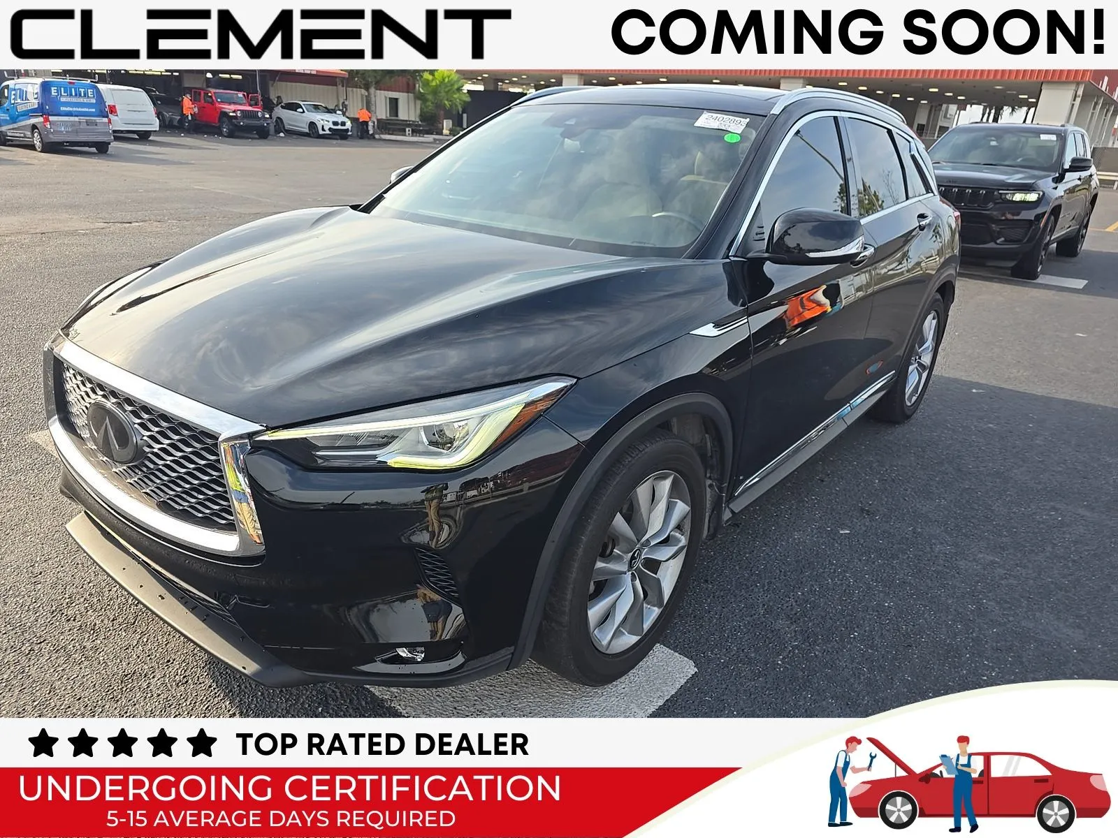 Black 2019 INFINITI QX50 LUXE for sale in Florissant, MO
