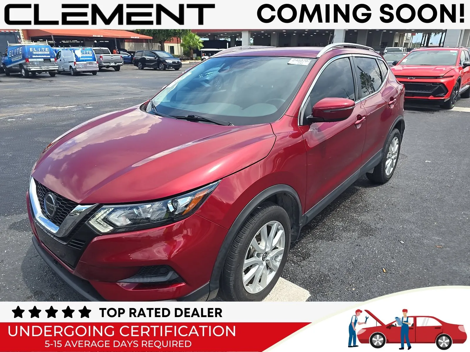 Red 2021 Nissan Rogue Sport SV for sale in Florissant, MO