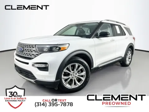 White 2023 Ford Explorer Limited for sale in Florissant, MO