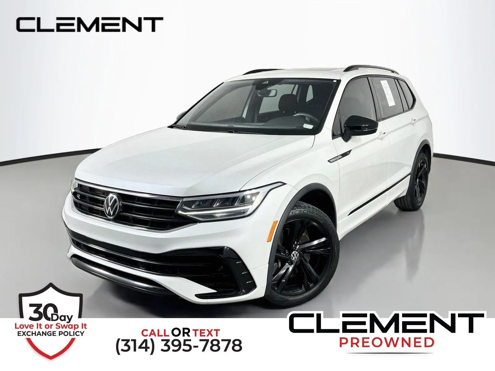 White 2023 Volkswagen Tiguan 2.0T SE R-Line Black for sale in Florissant, MO