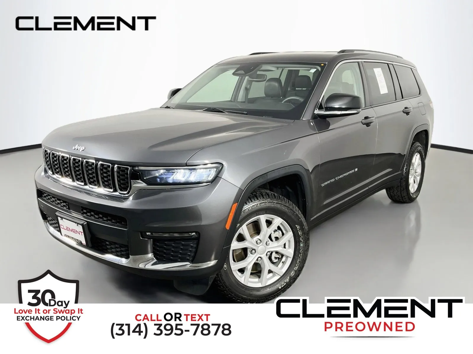 Gray 2023 Jeep Grand Cherokee L Limited for sale in Florissant, MO