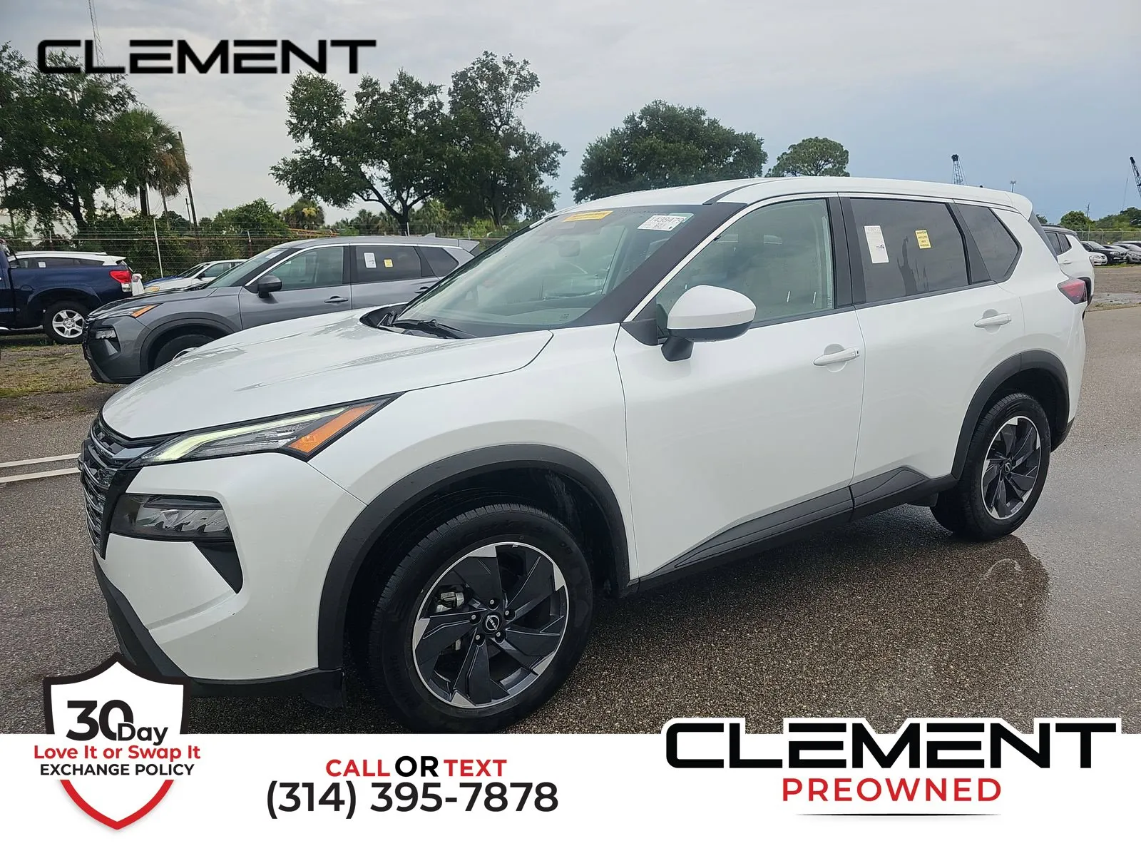 White 2025 Nissan Rogue SV for sale in Florissant, MO