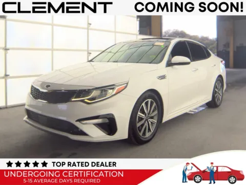White 2020 Kia Optima EX Premium for sale in Florissant, MO