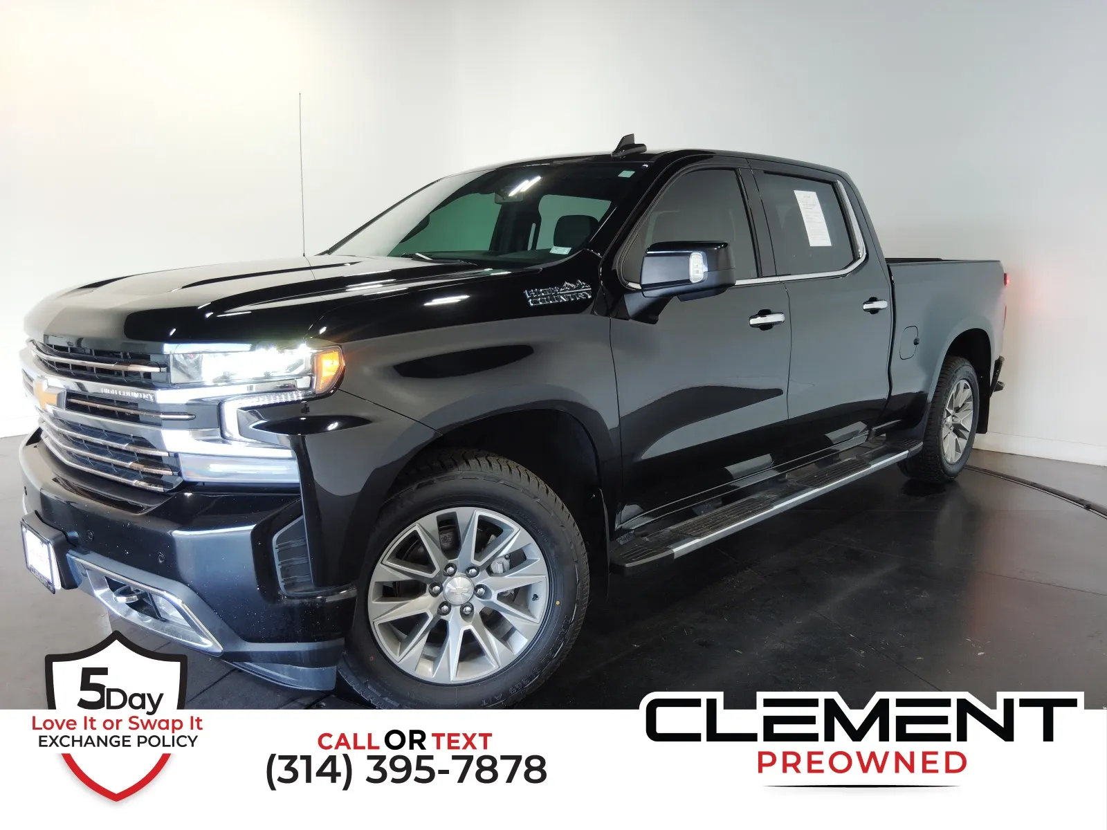 Black 2022 Chevrolet Silverado 1500 LTD High Country for sale in Florissant, MO