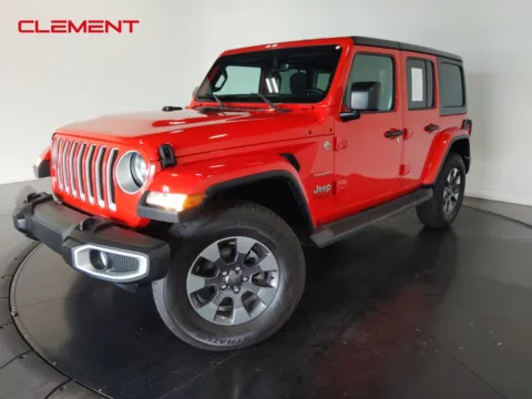 Red 2019 Jeep Wrangler Unlimited Sahara for sale in Florissant, MO