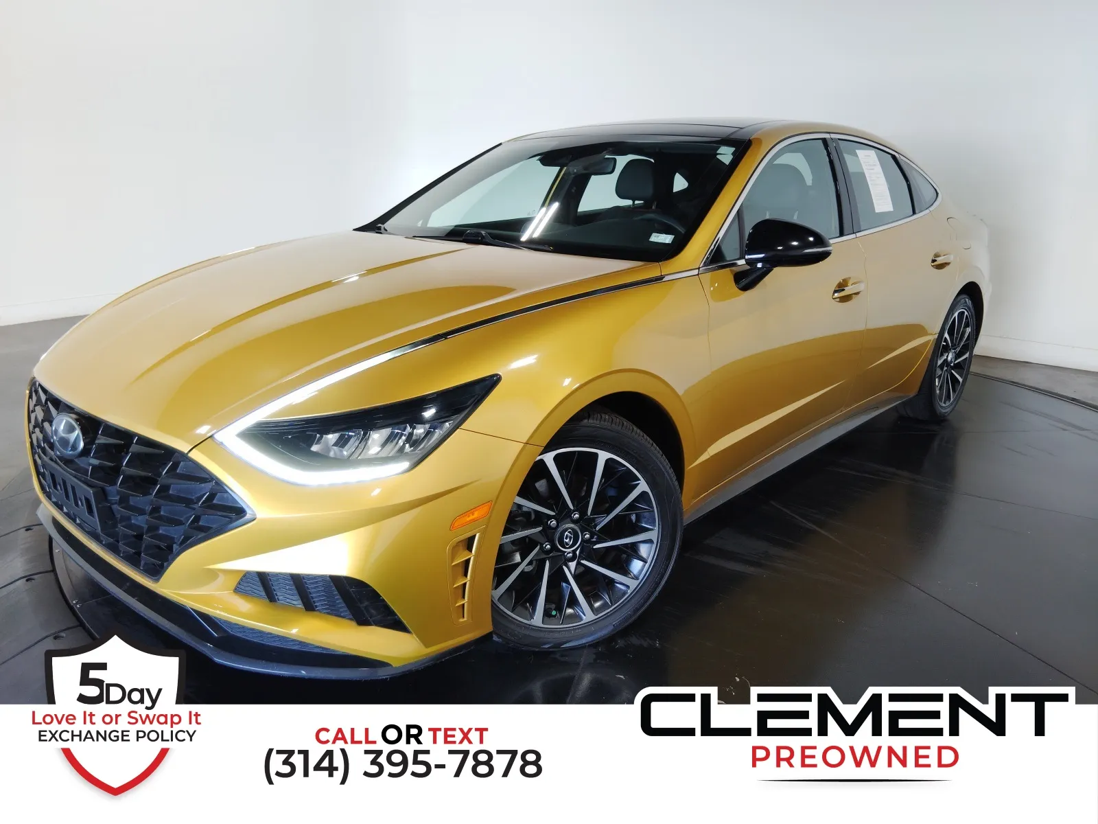 Yellow 2020 Hyundai Sonata SEL Plus for sale in Florissant, MO