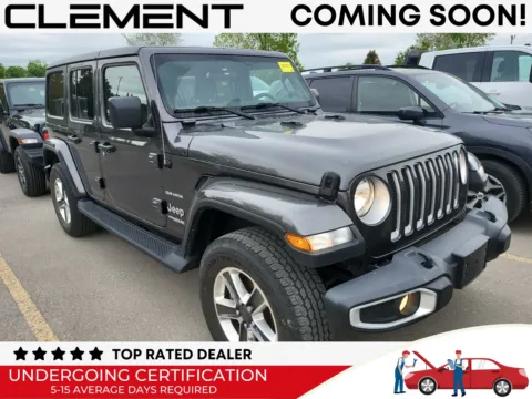 Gray 2021 Jeep Wrangler Unlimited Sahara for sale in Florissant, MO