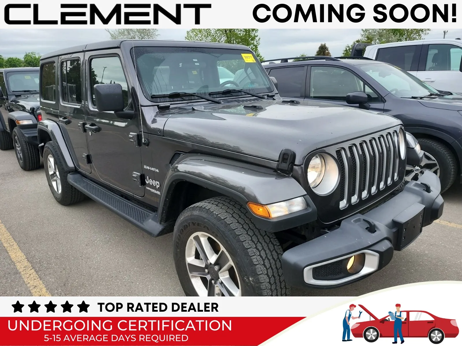 Gray 2021 Jeep Wrangler Unlimited Sahara for sale in Florissant, MO