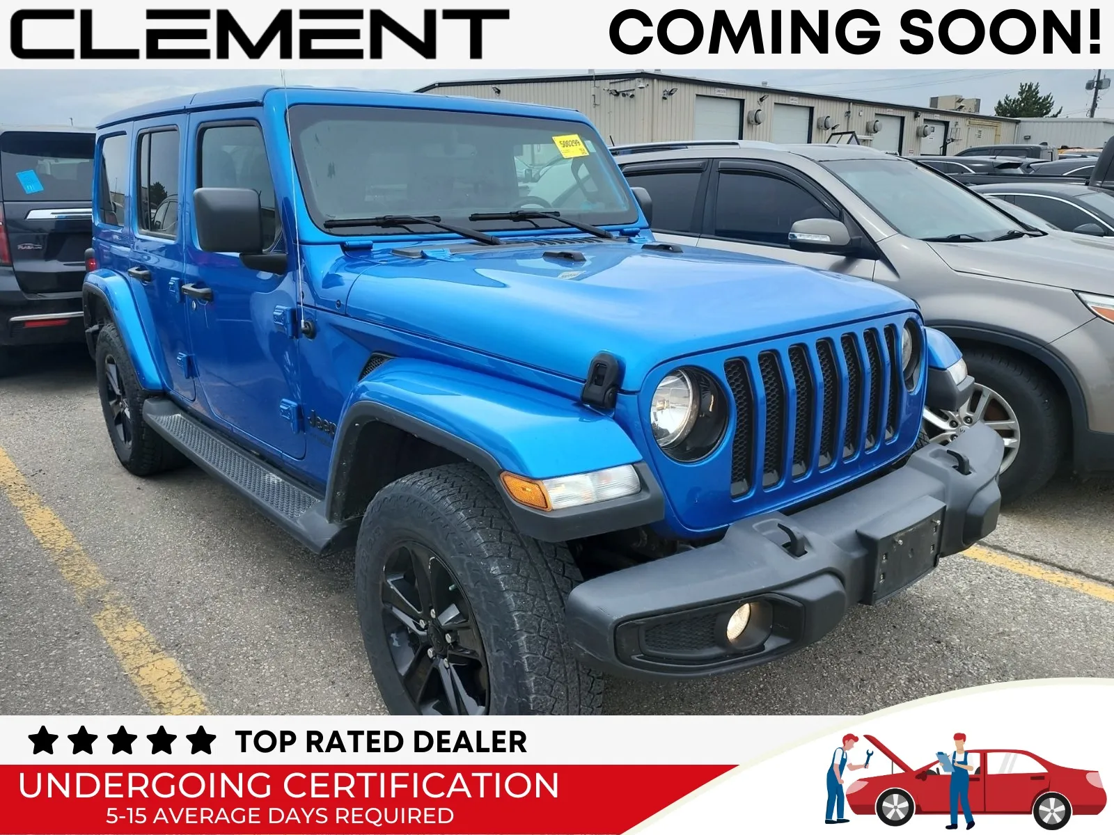 Blue 2022 Jeep Wrangler Unlimited Sahara Altitude for sale in Florissant, MO