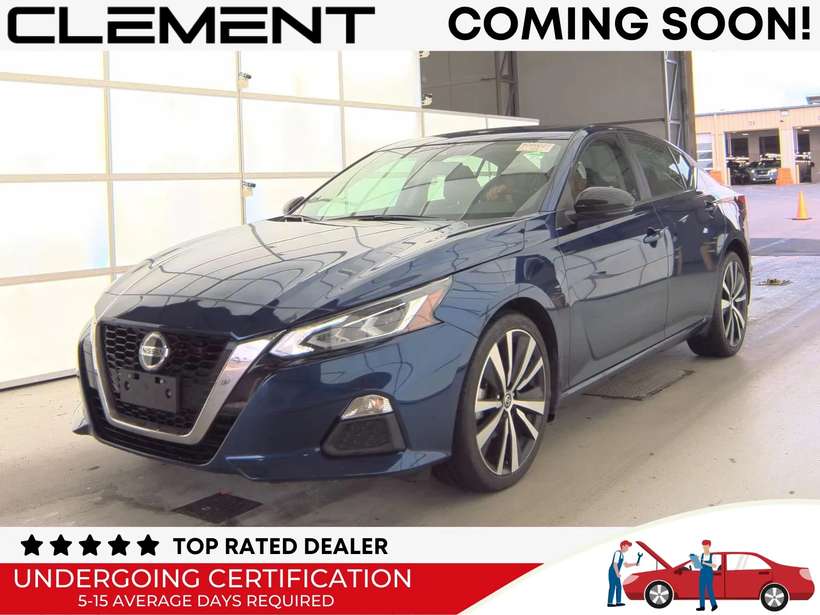Blue 2021 Nissan Altima 2.5 SR for sale in Florissant, MO