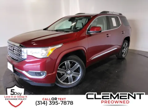 Red 2019 GMC Acadia Denali for sale in Florissant, MO