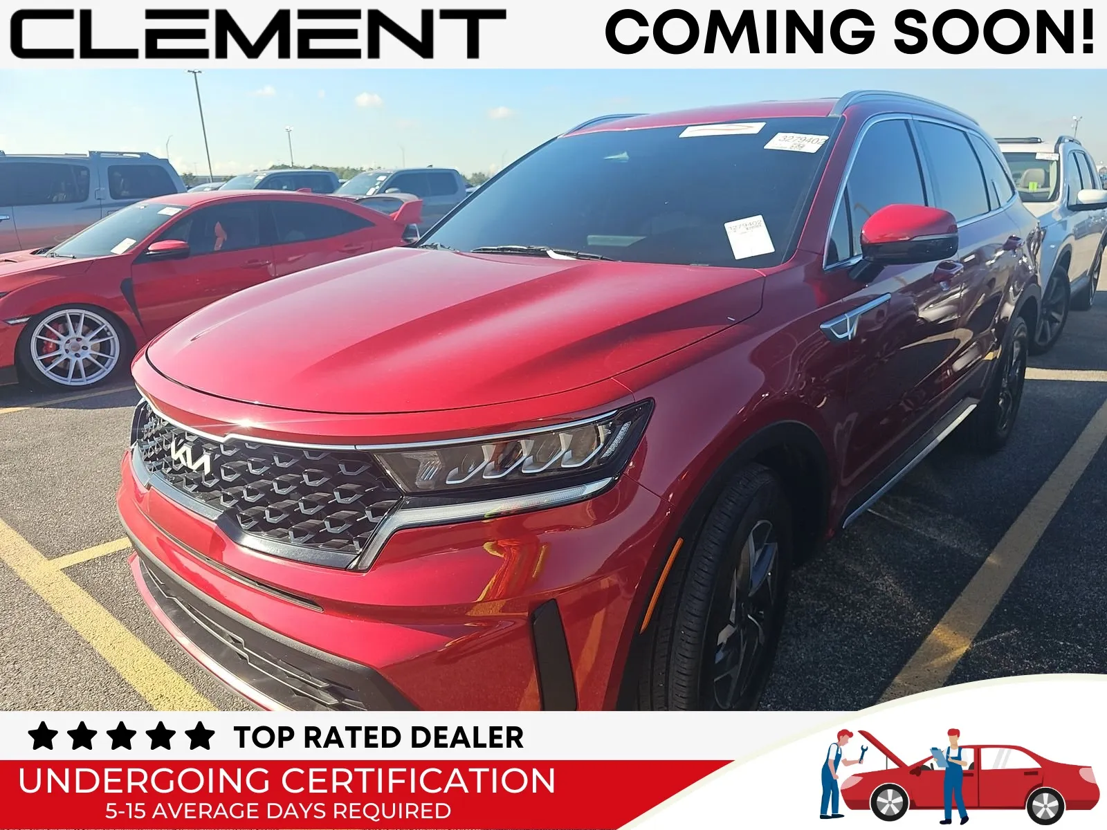 Red 2022 Kia Sorento Hybrid S for sale in Florissant, MO
