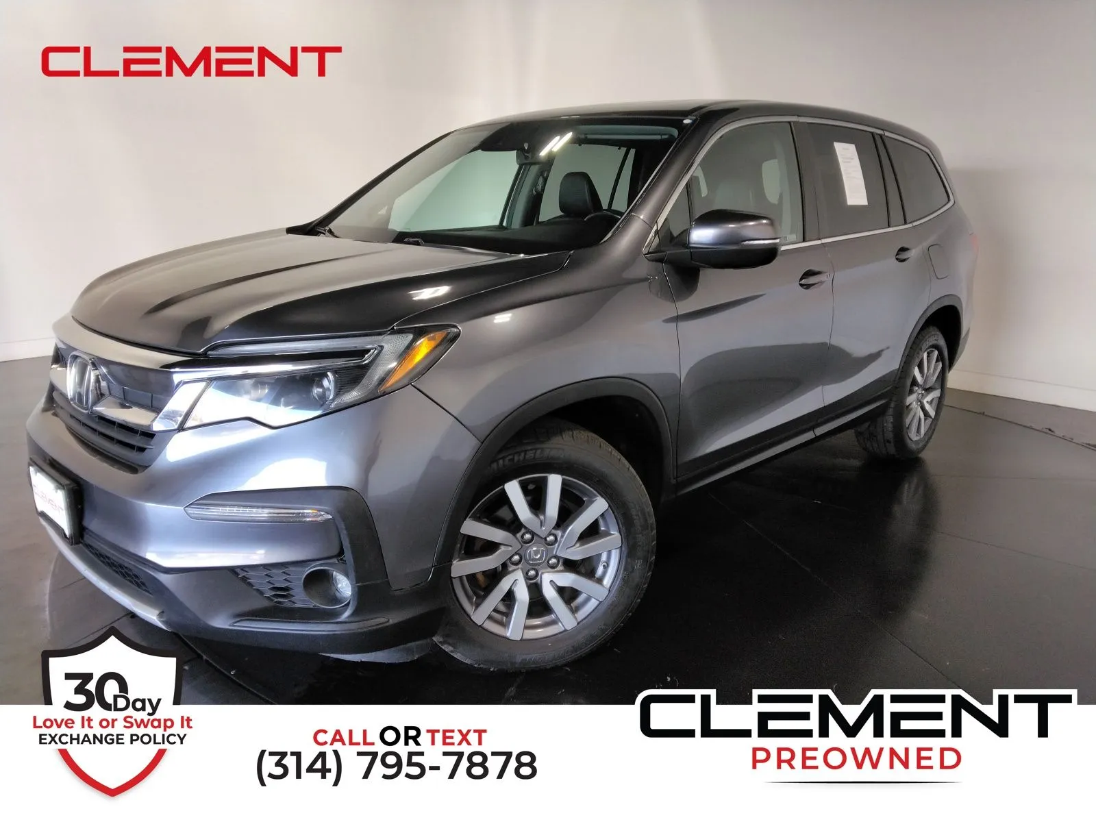 Gray 2019 Honda Pilot EX-L for sale in Florissant, MO