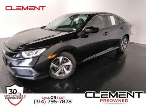 Black 2019 Honda Civic LX for sale in Florissant, MO